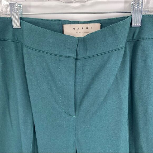 Marni Women’s Green Commesa Dress Pants size 42 / 8US - Picture 2 of 7